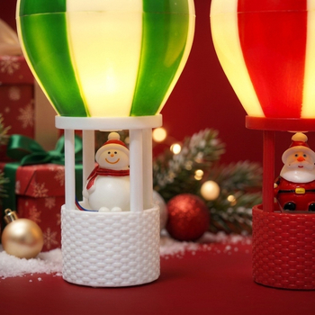 Lumânări de Crăciun – felinare portabile în formă de balon cu aer cald, cadouri pentru copii, decor de masă pentru sărbători