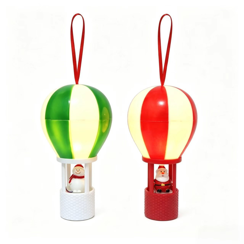 Lumânări de Crăciun – felinare portabile în formă de balon cu aer cald, cadouri pentru copii, decor de masă pentru sărbători