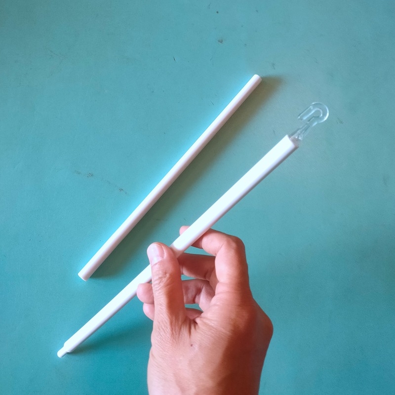 Bară rotativă PP de 60 cm pentru jaluzele venetiene, accesoriu de îmbinare pentru perdele