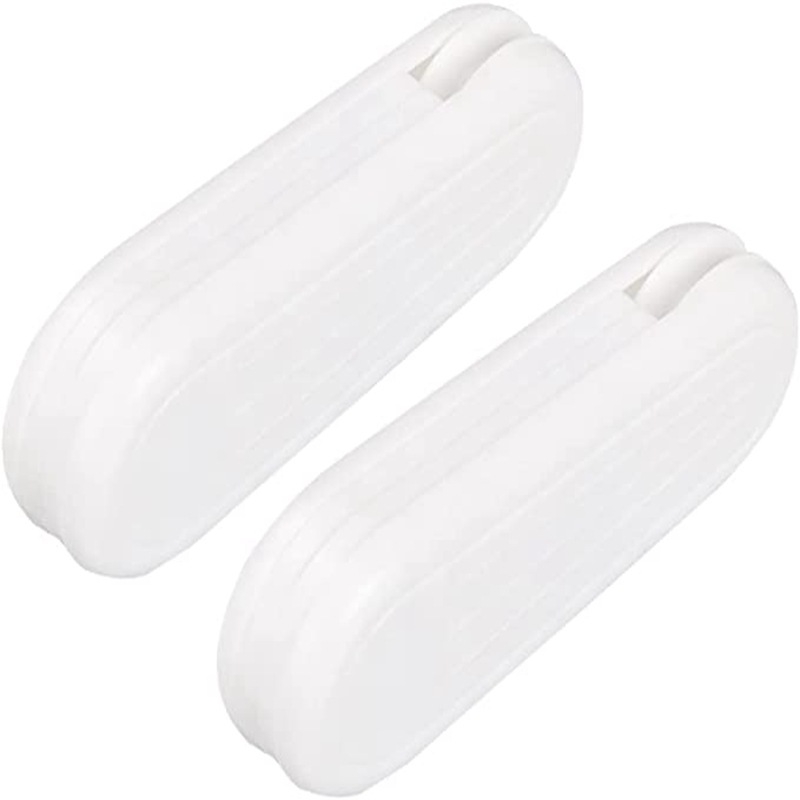 Mâner de tragere pentru perdea, cu greutate, alb, 9,6 cm, accesorii pentru șnur cu mărgele