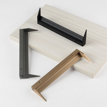 Mâner ascuns din aluminiu pentru dulapuri, sertare și uși de garderobă, montaj ascuns, design în bandă, prelucrare CNC