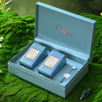 Cutie cadou din lemn pentru ceai verde (vidă) set cu Enshi Selenium Tea, Bi Luo Chun, Maojian, Bird's Tongue, Mingqian Longjing