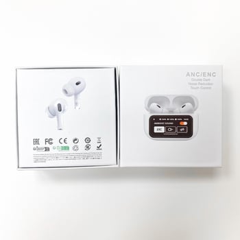 A9Pro/A8 érintőképernyős vezeték nélküli Bluetooth fülhallgató csomagoló doboza, 2–5 generációk, két részes fedél