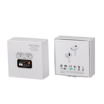 A9Pro/A8 érintőképernyős vezeték nélküli Bluetooth fülhallgató csomagoló doboza, 2–5 generációk, két részes fedél