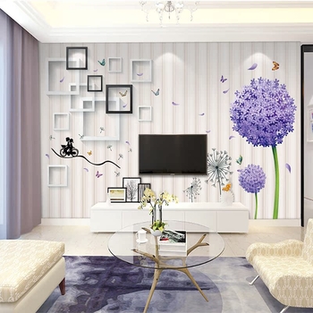 Tapet personalizat 8D pentru fundal TV, stil minimalist și chic, tapet popular pentru living, mural decorativ pentru cinema și TV