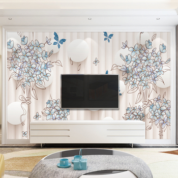 Tapet personalizat 8D pentru fundal TV, stil minimalist și chic, tapet popular pentru living, mural decorativ pentru cinema și TV