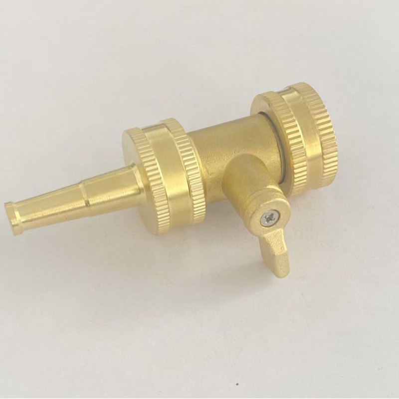 Conector din cupru pentru grădină, pistol de pulverizare mic din cupru, stil american 3/4, duză de cupru de 2 inch pentru udare