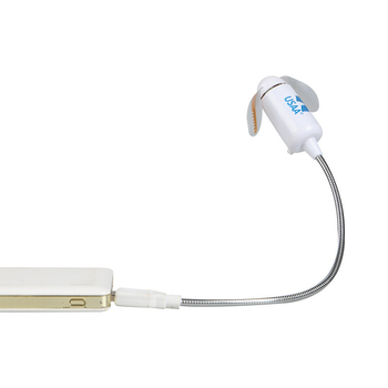 Ventilator USB mini cu afișaj de timp intermitent, stil ceas, design creativ
