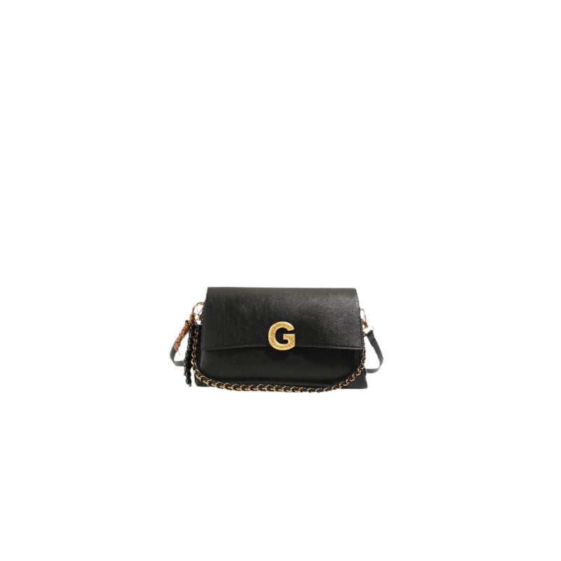 Geantă de subraț cu lanț, stil retro, capacitate mare, poșetă de umăr crossbody la modă, senzație premium, PU
