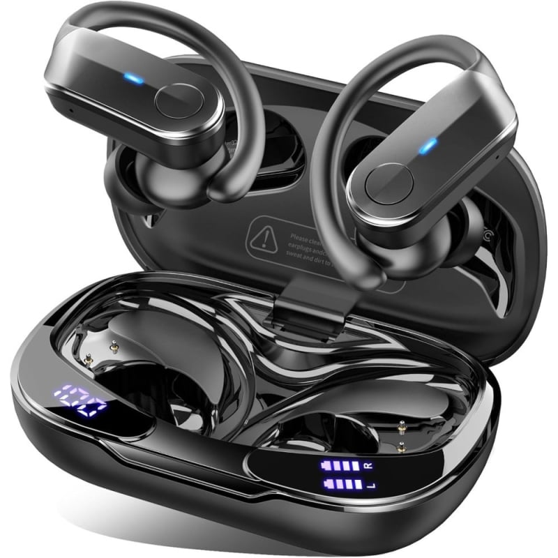 Ασύρματα αθλητικά ακουστικά Bluetooth 5.4 IPX8 αδιάβροχα
