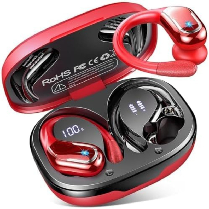 Ασύρματα αθλητικά ακουστικά Bluetooth 5.4 IPX8 αδιάβροχα
