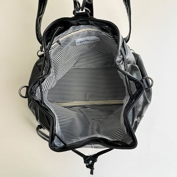 Rucsac de damă cu șnur, 2026, trei în unu, geantă în stil motocicletă cu ținte metalice, pentru umăr sau crossbody