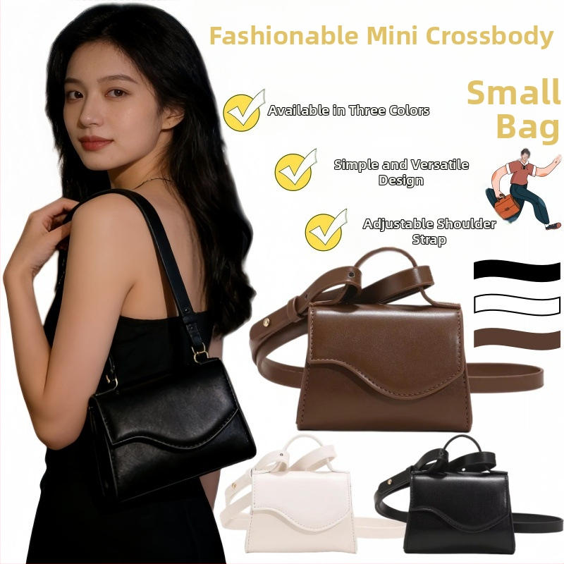 Módna a jednoduchá dámska mini crossbody kabelka, bežné každodenné použitie, cestovná kabelka cez rameno, taška na rúž