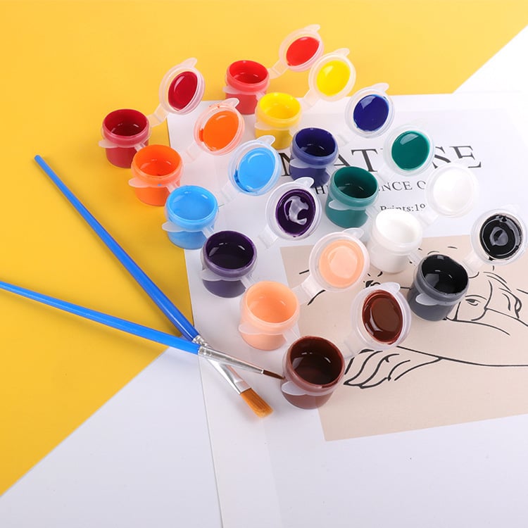 3 ml integrirane akvarelne boje u štapićima, 12 boja i 6 boja, za graffiti DIY s četkicom, perive i prijenosne za bojanje
