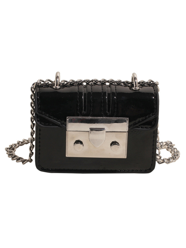 Geantă pătrată mini pentru femei, PU, curea cu lanț, crossbody, iarnă 2024