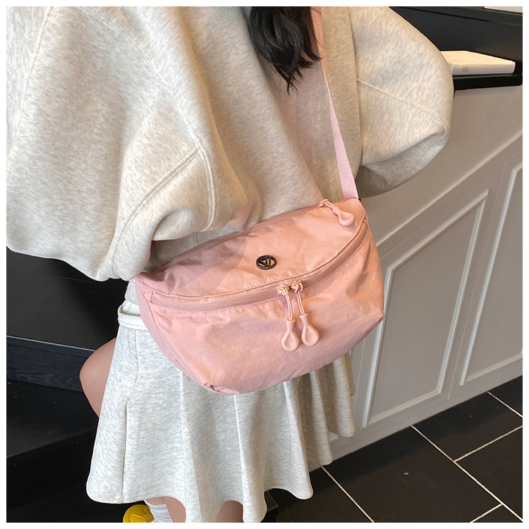 Geantă crossbody în stil japonez, ultra-ușoară, impermeabilă, din material Oxford, unisex, versatilă pentru umăr și torace