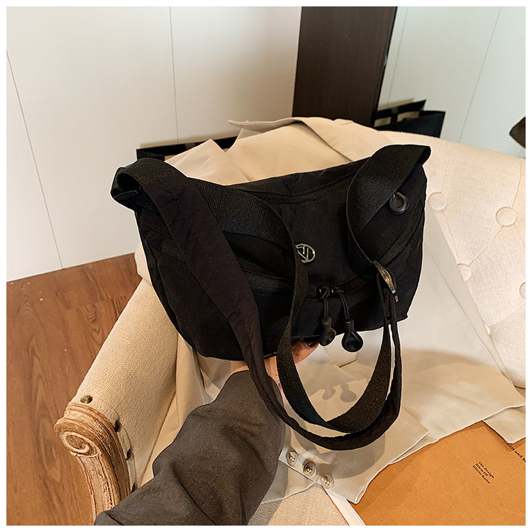 Geantă crossbody în stil japonez, ultra-ușoară, impermeabilă, din material Oxford, unisex, versatilă pentru umăr și torace