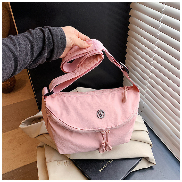Geantă crossbody în stil japonez, ultra-ușoară, impermeabilă, din material Oxford, unisex, versatilă pentru umăr și torace