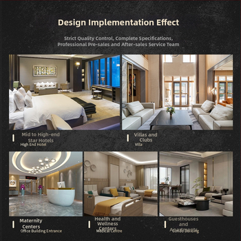 Panou decorativ de perete din cărbune de bambus cu textură lemnoasă și cristale de carbon, panou pentru fundalul pereților, lux ușor pentru hotel, Grad AO