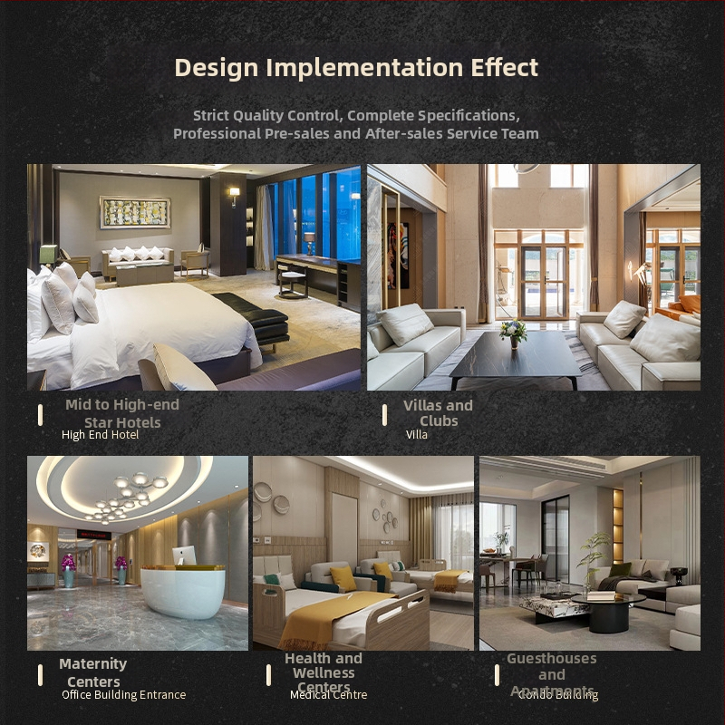 Panou decorativ de perete din cărbune de bambus cu textură lemnoasă și cristale de carbon, panou pentru fundalul pereților, lux ușor pentru hotel, Grad AO