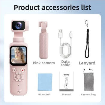 Cameră de acțiune 4K cu gimbal de buzunar pentru vlogging și excursii M105