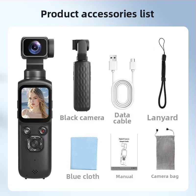 Cameră de acțiune 4K cu gimbal de buzunar pentru vlogging și excursii M105