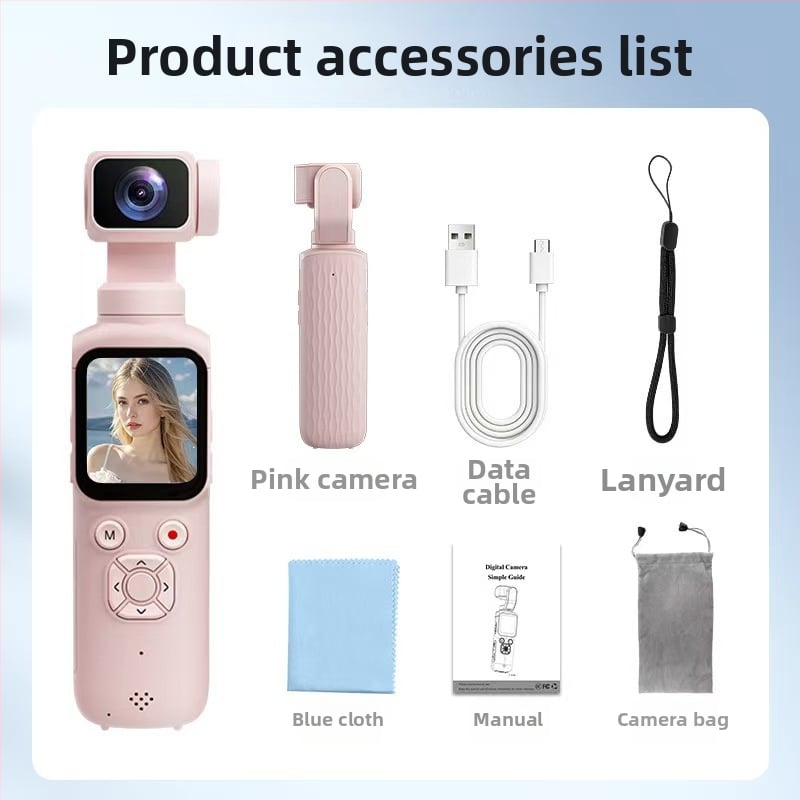 Cameră de acțiune 4K cu gimbal de buzunar pentru vlogging și excursii M105