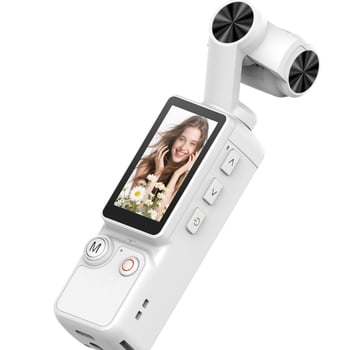 A30 cameră de acțiune cu două camere, gimbal manual, dimensiune de buzunar, stabilizare HD