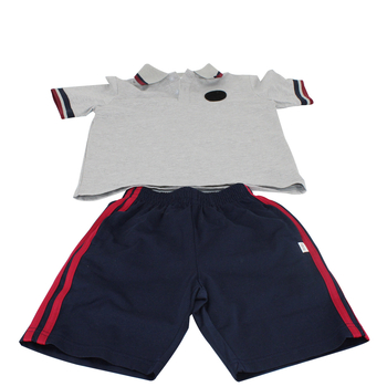 Set de uniformă școlară de vară pentru elevi din învățământul primar, tricou cu mânecă scurtă și pantaloni scurți, îmbrăcăminte sport respirabilă pentru evenimente școlare, unisex
