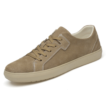 Adidași pentru bărbați cu talpă plată, stil retro, versatili pentru sport și casual, din piele nubuc