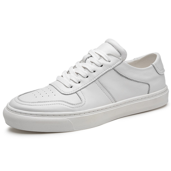Adidași bărbați 2026 – nou stil, pantofi sport casual uni din piele, respirabili pentru toate anotimpurile, talpă groasă, negru