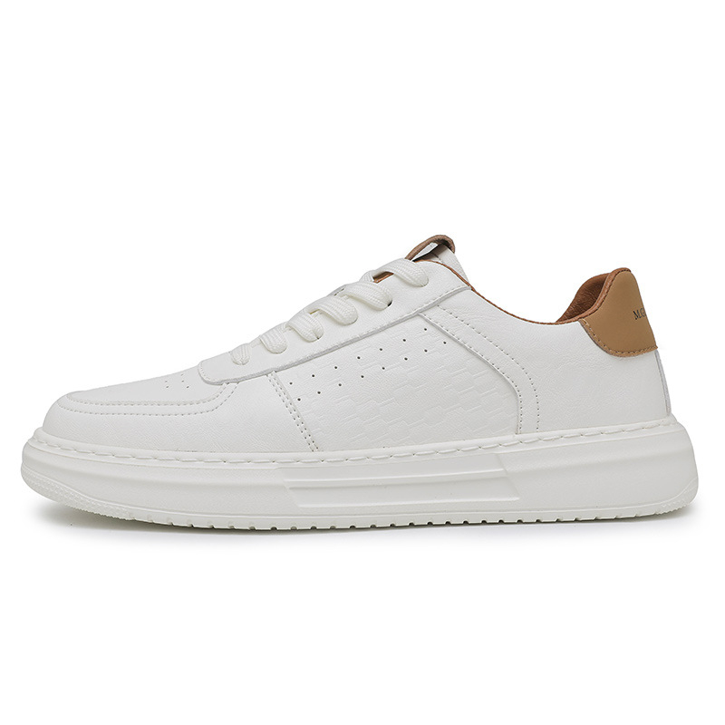 Pantofi sport pentru bărbați, respirabili, cu talpă ușor înaltă, panouri din plasă, casual, vară