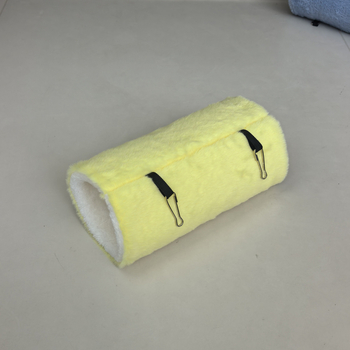 Cuib de bumbac cu tunel pentru animale de companie mici – hamster, veveriță, sugar glider, iepure de Guineea, chinchilla