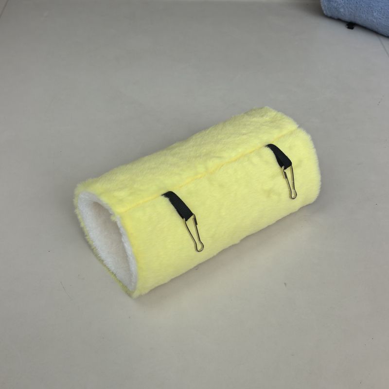 Cuib de bumbac cu tunel pentru animale de companie mici – hamster, veveriță, sugar glider, iepure de Guineea, chinchilla