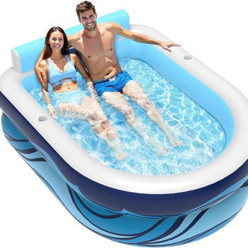 Naduvani PVC spa kada za dvoje – vanjski bazen za ledeno kupanje i plivanje
