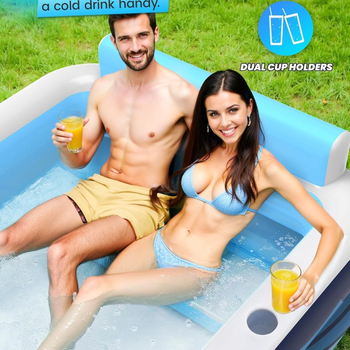 Naduvani PVC spa kada za dvoje – vanjski bazen za ledeno kupanje i plivanje