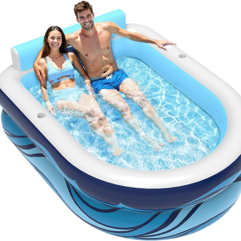 Naduvani PVC spa kada za dvoje – vanjski bazen za ledeno kupanje i plivanje