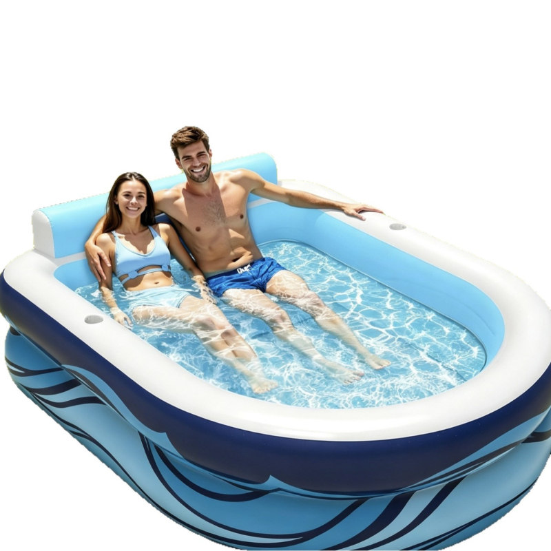 Naduvani PVC spa kada za dvoje – vanjski bazen za ledeno kupanje i plivanje