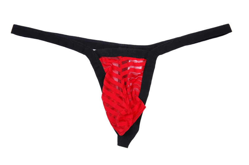 Slip masculin tip tanga, respirabilă, talie joasă, din plasă, nylon, jacquard
