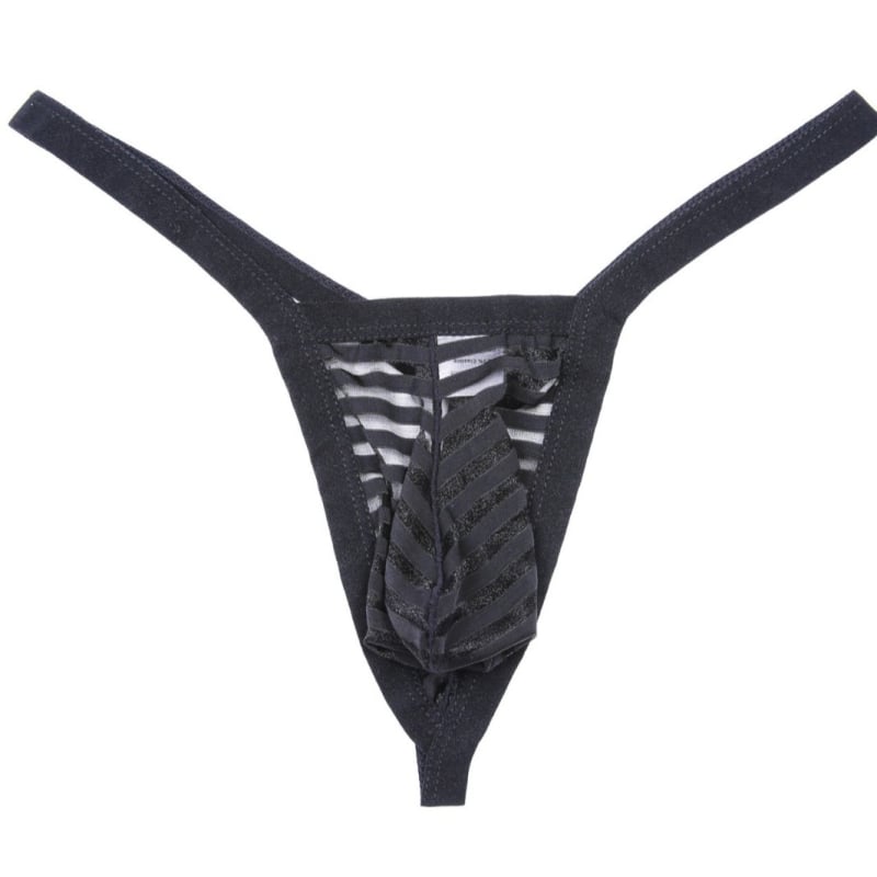 Slip masculin tip tanga, respirabilă, talie joasă, din plasă, nylon, jacquard