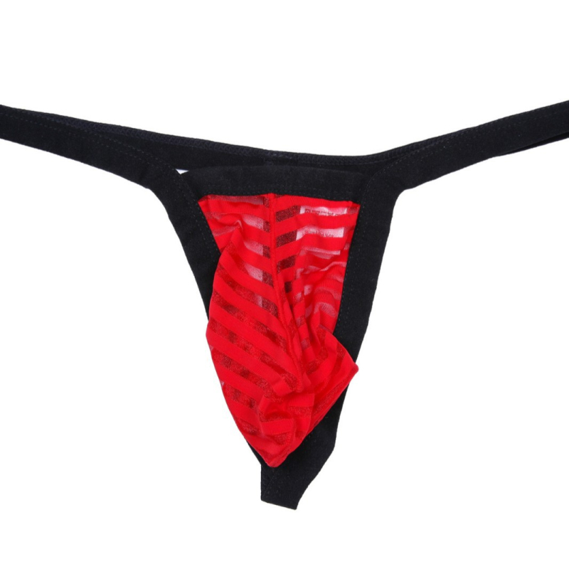 Slip masculin tip tanga, respirabilă, talie joasă, din plasă, nylon, jacquard