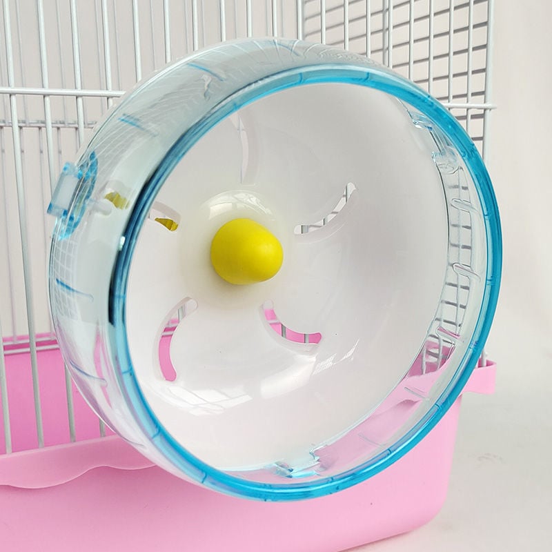 Roată silențioasă pentru hamster, cu minge de exercițiu, model nou