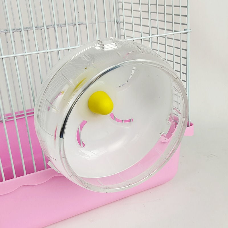 Roată silențioasă pentru hamster, cu minge de exercițiu, model nou