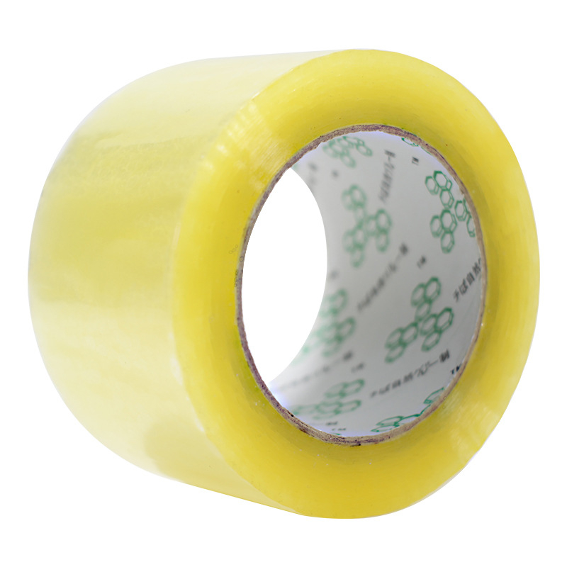7 cm szélességű csomagoló szalag kartonok zárásához, áttetsző, BOPP ffilm, erős tapadás, hossz 110–300 m