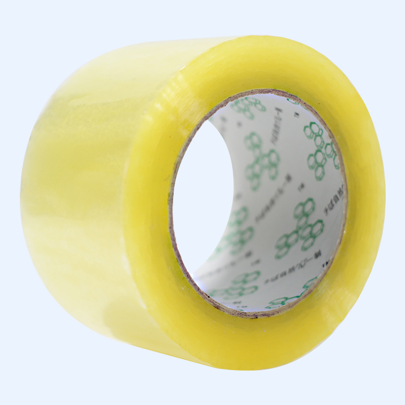7 cm szélességű csomagoló szalag kartonok zárásához, áttetsző, BOPP ffilm, erős tapadás, hossz 110–300 m