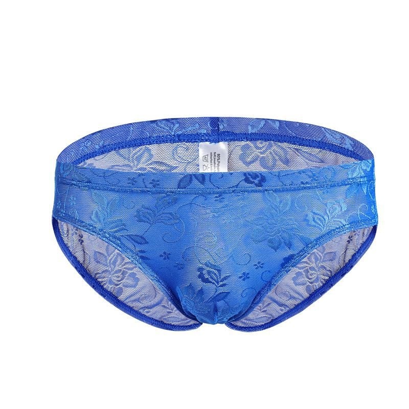 C502 Chiloți bărbați din plasă, respirabili, talie joasă, lenjerie intimă sexy pentru tineri