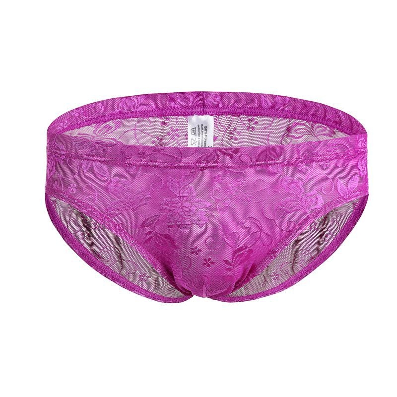 C502 Chiloți bărbați din plasă, respirabili, talie joasă, lenjerie intimă sexy pentru tineri