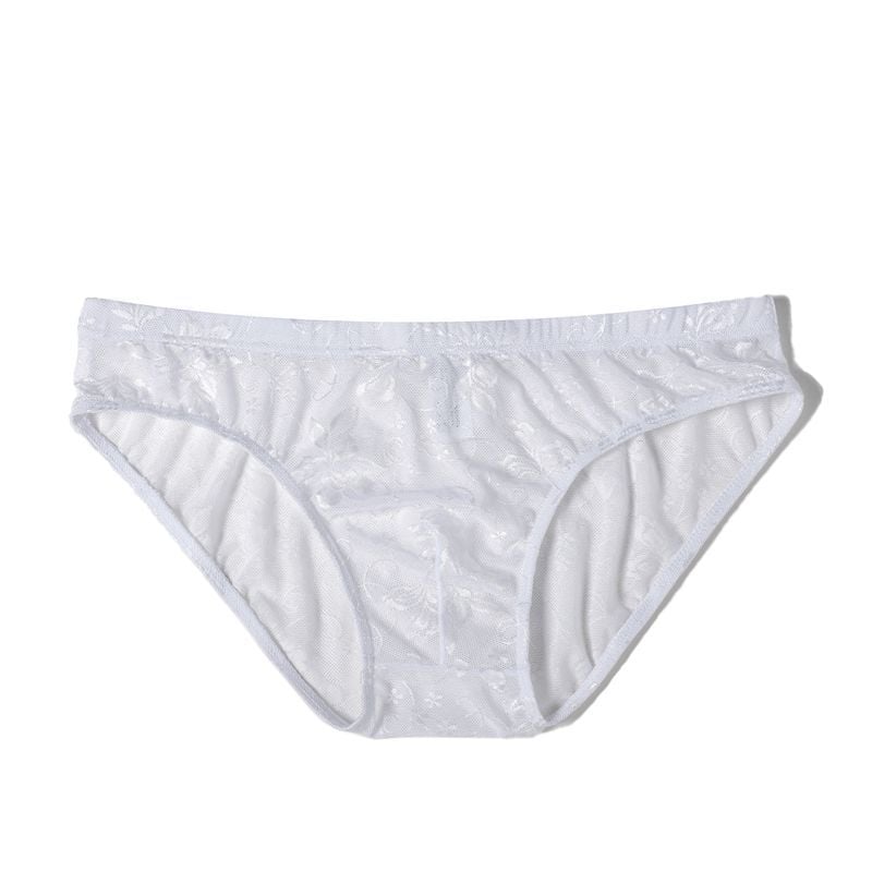 C502 Chiloți bărbați din plasă, respirabili, talie joasă, lenjerie intimă sexy pentru tineri
