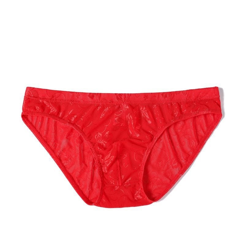 C502 Chiloți bărbați din plasă, respirabili, talie joasă, lenjerie intimă sexy pentru tineri