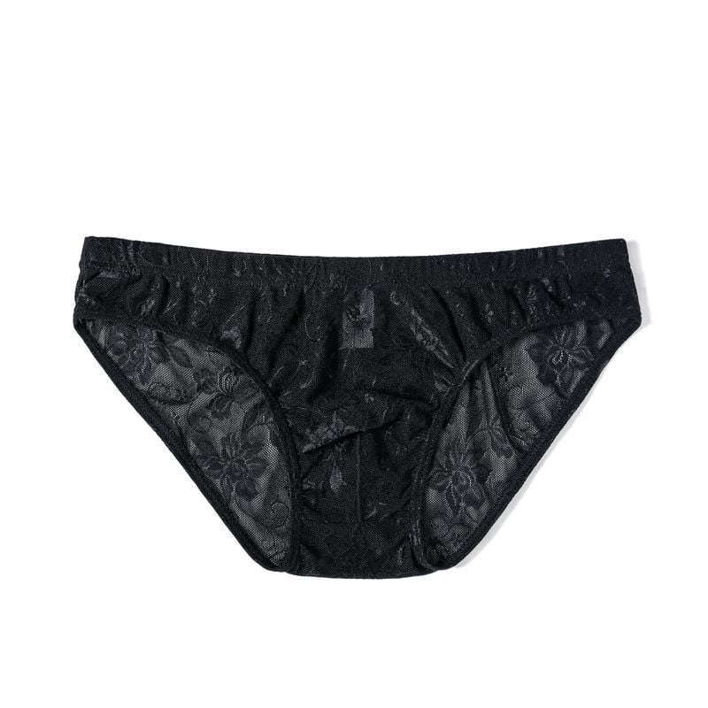 C502 Chiloți bărbați din plasă, respirabili, talie joasă, lenjerie intimă sexy pentru tineri